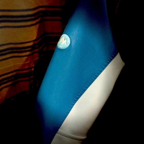 MARMOT Blue Micro Fleece-lined Jacket - Size M - Picture 5 of 9